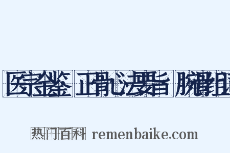 医宗金鉴·正骨心法要旨·腕骨组词是什么意思的图片